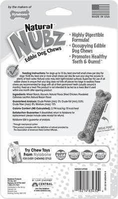 Show full view: Nylabone Natural Nubz Chicken Dog Treat, Small, 8 count slide 10 of 11