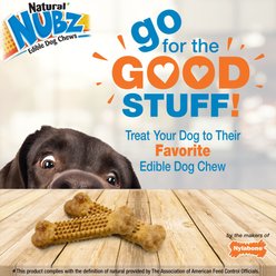 Nylabone Natural Nubz Peanut Butter Large Dog Treats, 18 count slide 2 of 6