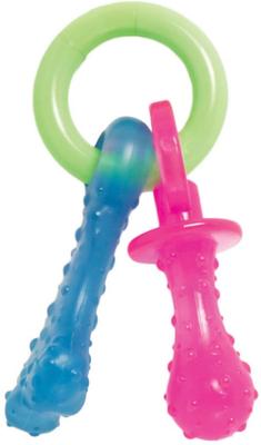 Show full view: Nylabone Nubz Turkey & Sweet Potato Chew Treat, 8 count + Puppy Chew Teething Pacifier Dog Toy, Small slide 3 of 9