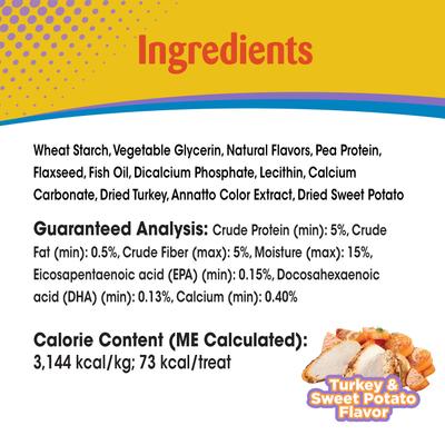 Show full view: Nylabone Nubz Turkey & Sweet Potato Flavored Puppy Chew Treat, 8 count slide 4 of 11