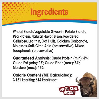 Show full view: Nylabone Nubz WILD Natural Long Lasting Edible Bison Flavor Dog Chews, X-Large slide 5 of 12