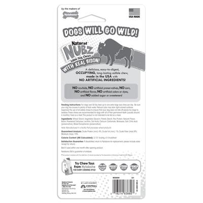 Show full view: Nylabone Nubz WILD Natural Long Lasting Edible Bison Flavor Dog Chews, X-Large slide 8 of 12