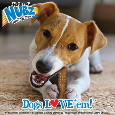 Show full view: Nylabone Nubz WILD Natural Long Lasting Edible Bison Flavor Small Dog Chew Treat, 4 count slide 7 of 10