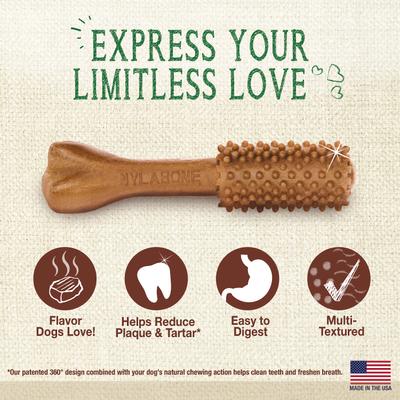 Show full view: Nylabone Nutri Dent Filet Mignon Flavored Dog Dental Chews, Medium, 20 count slide 3 of 13