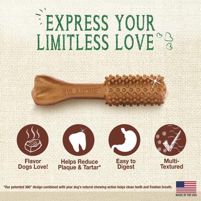 Show full view: Nylabone Nutri Dent Filet Mignon Flavored Dog Dental Chews, Small, 28 count slide 3 of 13