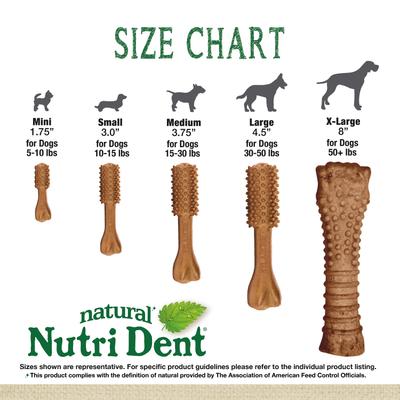 Show full view: Nylabone Nutri Dent Filet Mignon Flavored Dog Dental Chews, Small, 28 count slide 4 of 13