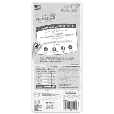 Show full view: Nylabone Nutri Dent Filet Mignon Flavored Dog Dental Chews, X-Large slide 8 of 11