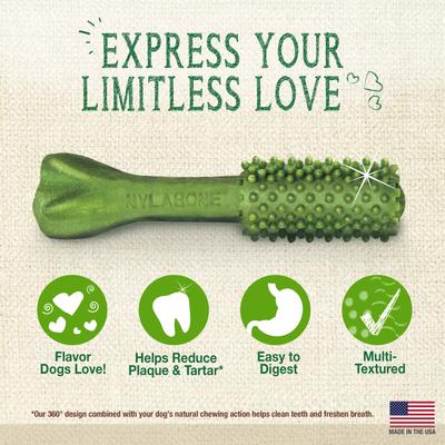 Show full view: Nylabone Nutri Dent Limited Ingredients Large Fresh Breath Natural Dental Dog Treats, 20 count slide 6 of 13