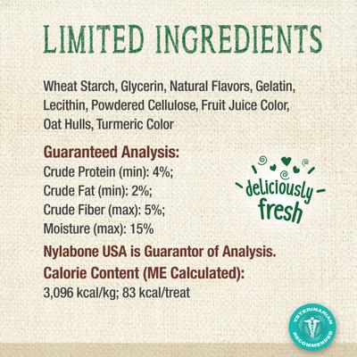 Show full view: Nylabone Nutri Dent Natural Dental Fresh Breath Flavored Chew Treat, Medium, 20 count slide 6 of 13