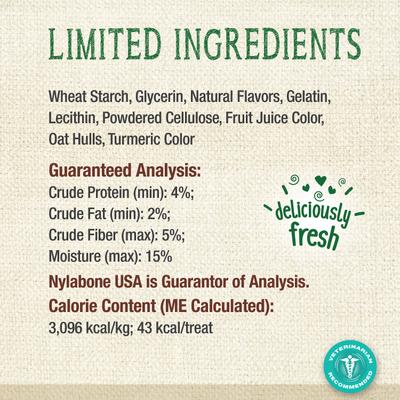 Show full view: Nylabone Nutri Dent Natural Dental Fresh Breath Flavored Chew Treat, Small, 28 count slide 5 of 13