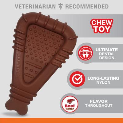 Show full view: Nylabone Power Chew Arch Bone Dog Dental Chew Toy Beef, Large slide 2 of 11