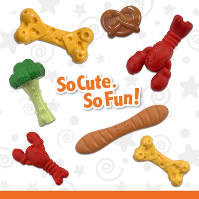 Show full view: Nylabone Power Chew Baguette Dog Toy Chicken, Large  slide 3 of 12