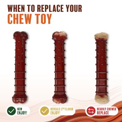 Show full view: Nylabone Power Chew Basted Blast Dual Flavored Dog Chew Toys, X-Large slide 8 of 13