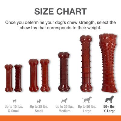Show full view: Nylabone Power Chew Basted Blast Dual Flavored Dog Chew Toys, X-Large slide 9 of 13