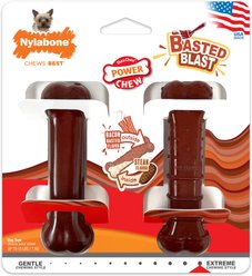 Nylabone Power Chew Basted Blast Dual Flavored Dog Chew Toys, X-Small