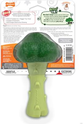 Show full view: Nylabone Power Chew Broccoli Dog Toy Bacon Cheese, Large slide 9 of 12