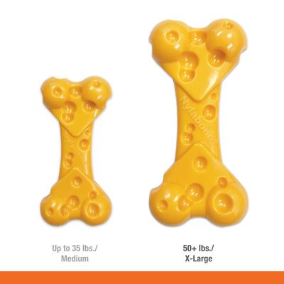 Show full view: Nylabone Power Chew Cheese Dog Toy, Large slide 3 of 13