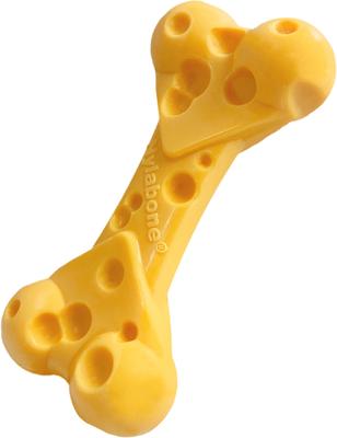 Show full view: Nylabone Power Chew Cheese Dog Toy, Medium  slide 3 of 14