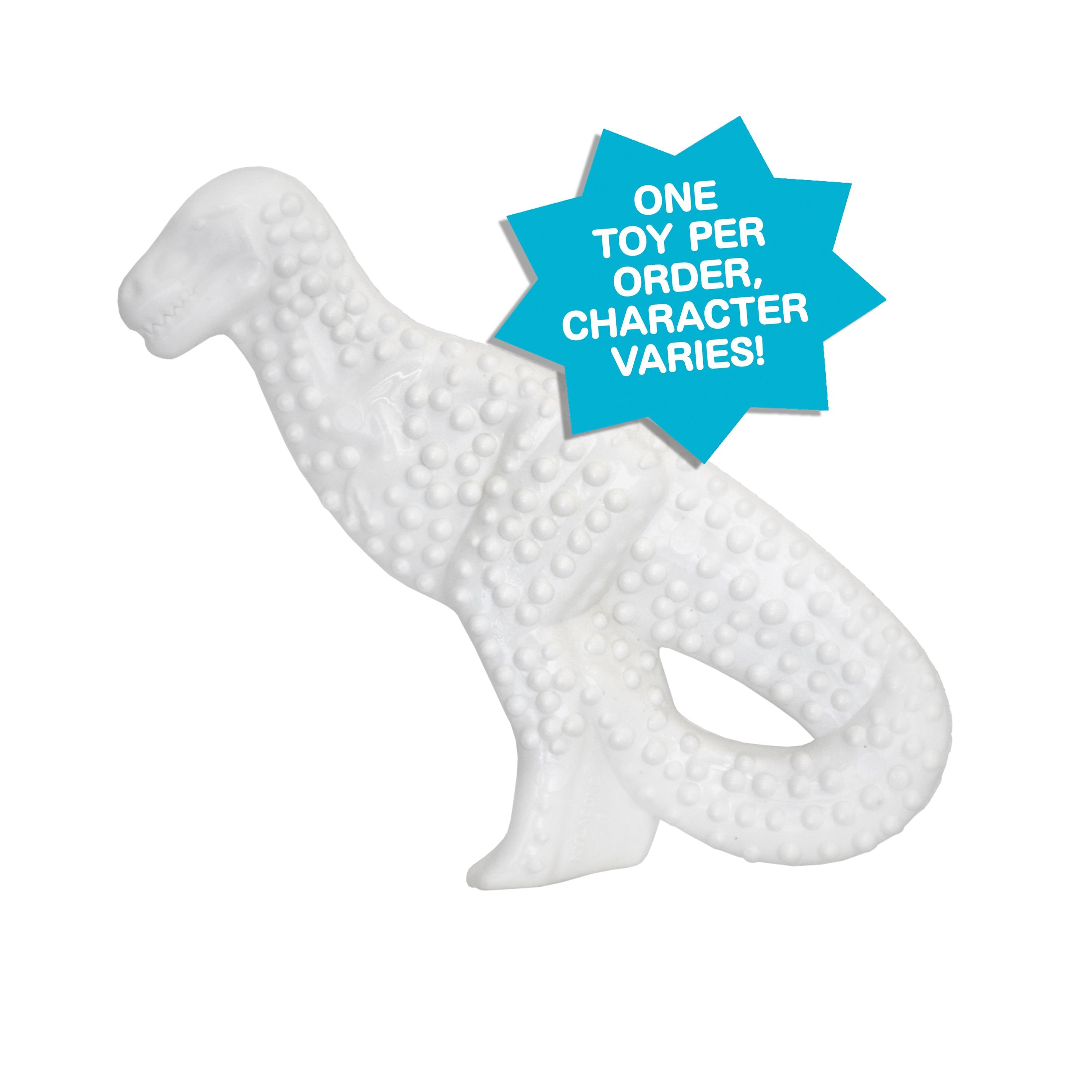 Power Chew Dental Chew Chicken Flavored Dinosaur Dog Chew Toy, Character Varies