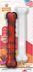 Nylabone Power Chew Durable Dog Chew Toys Twin Pack Beef Jerky & Chicken, Large