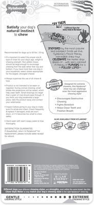 Show full view: Nylabone Power Chew Durable Dog Chew Toys Twin Pack Beef Jerky & Chicken, Large slide 8 of 12