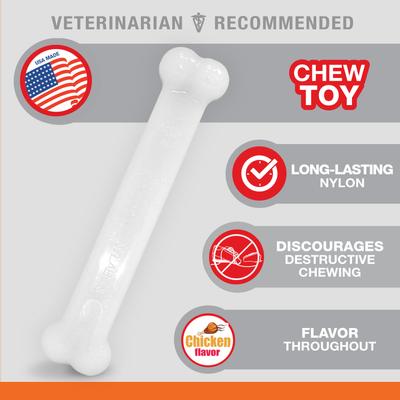 Show full view: Nylabone Power Chew Durable Dog Toy Chicken, Large  slide 3 of 14