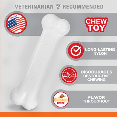 Show full view: Nylabone Power Chew Durable Dog Toy Chicken, Small  slide 3 of 14