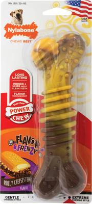 Show full view: Nylabone Power Chew Flavor Frenzy Cheesesteak Flavored Dog Chew Toy, X-Large slide 1 of 13