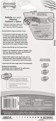 Show full view: Nylabone Power Chew Flavor Frenzy Durable Dog Chew Toys Twin Pack Funnel Cake & Shish Kabob, Large slide 10 of 14