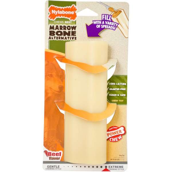 Nylabone Power Chew Antler Alternative Venison & Beef Flavored Dog Chew Toy