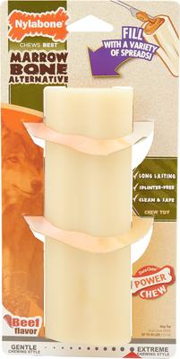 Show full view: Nylabone Power Chew Giant Marrow Dog Bone Alternative, Beef Flavor, Large slide 8 of 13