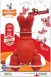 Nylabone Power Chew Lobster Dog Toy, Red, Small