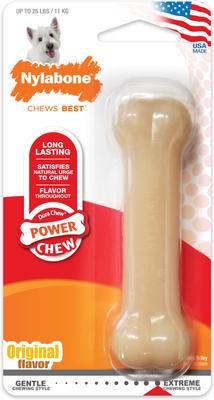 Show full view: Nylabone Power Chew Original Flavored Dog Chew Toy, Small slide 1 of 14