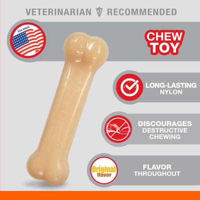 Show full view: Nylabone Power Chew Original Flavored Dog Chew Toy, Small slide 3 of 14