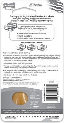 Show full view: Nylabone Power Chew Original Flavored Dog Chew Toy, X-Small, 2 count slide 2 of 13