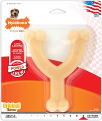 Nylabone Power Chew Original Flavored Wishbone Dog Chew Toy, Medium