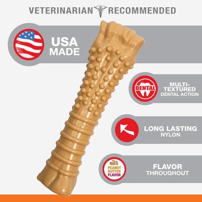 Show full view: Nylabone Power Chew Peanut Butter Flavored Dog Chew Toy, X-Large slide 4 of 14