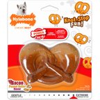 Nylabone Power Chew Pretzel Dog Toy Bacon & Peanut Butter, Small 