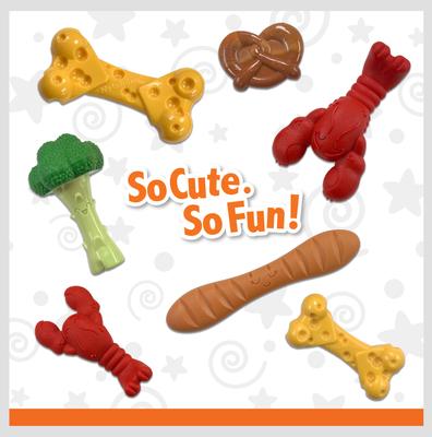 Show full view: Nylabone Power Chew Pretzel Dog Toy Bacon & Peanut Butter, Small  slide 5 of 12