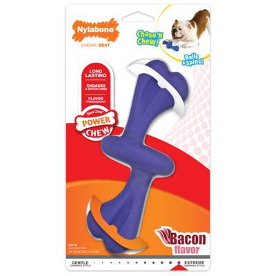 Show full view: Nylabone Power Chew Rolling Dog Toy, Blue, Large slide 1 of 10