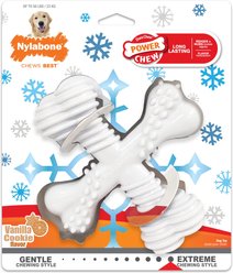 Nylabone Power Chew Vanilla Cookie Holiday X Dog Bone Chew Toy, Large