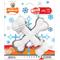 Show in main carousel: Nylabone Christmas Power Chew Vanilla Cookie Holiday X Dog Bone Chew Toy, Large slide 1 of 11