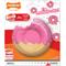 Show in main carousel: Nylabone Power Donut Bacon Glazed Flavor Tough Dog Chew Toy, Pink, Medium/Wolf slide 1 of 12