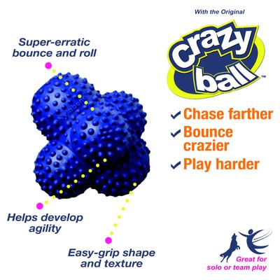 Show full view: Nylabone Power Play Crazy Ball Dog Toy, Large slide 2 of 11