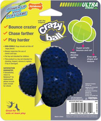 Show full view: Nylabone Power Play Crazy Ball Dog Toy, Large slide 8 of 11