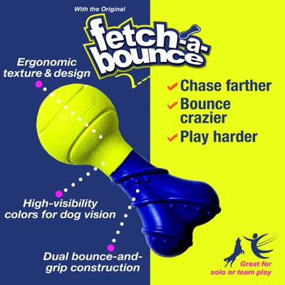 Show full view: Nylabone Power Play Rubber Fetch-a-Bounce Dog Toy, Small slide 3 of 11