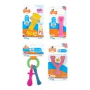 Nylabone Puppy Chew Chicken & Bacon Dog Chew Toys Bundle, X-Small, Pink