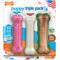 Show in main carousel: Nylabone Puppy Chew Variety Toy & Treat Triple Pack Pink, Small  slide 1 of 12