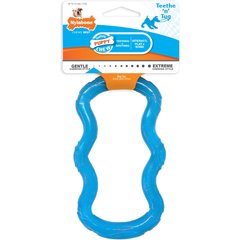 Nylabone Puppy Teethe n' Tug Toy Blue, X-Small 