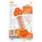 Show in main carousel: Nylabone Sneaky Snacker Bacon Flavor Dog Treat Toy, Orange, Medium  slide 10 of 13